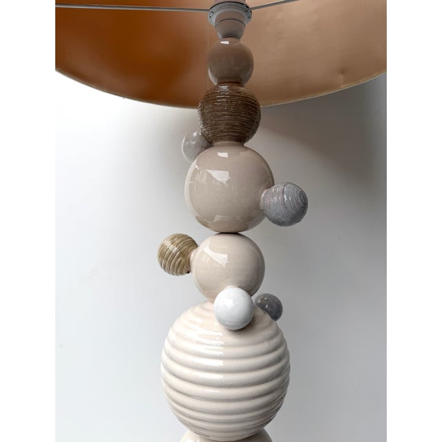 Contemporary Ceramic Atomo Floor Lamp by Antonio Cagianelli, Italy For Sale - Image 11 of 13