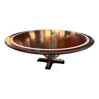 Marge Carson Dining Table 84" Diameter For Sale
