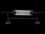 Brass Handmade Brass Double Light Glass Tube Wall Sconce For Sale - Image 8 of 17