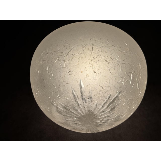 Metal Ceiling Lamp attributed to Peter Behrens for Siemens, 1920s For Sale - Image 7 of 9