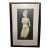 1950s Rare Kaoru Kawano “Nude (No. 1)” Japanese Woodblock Print Signed Numbered 70/200 For Sale