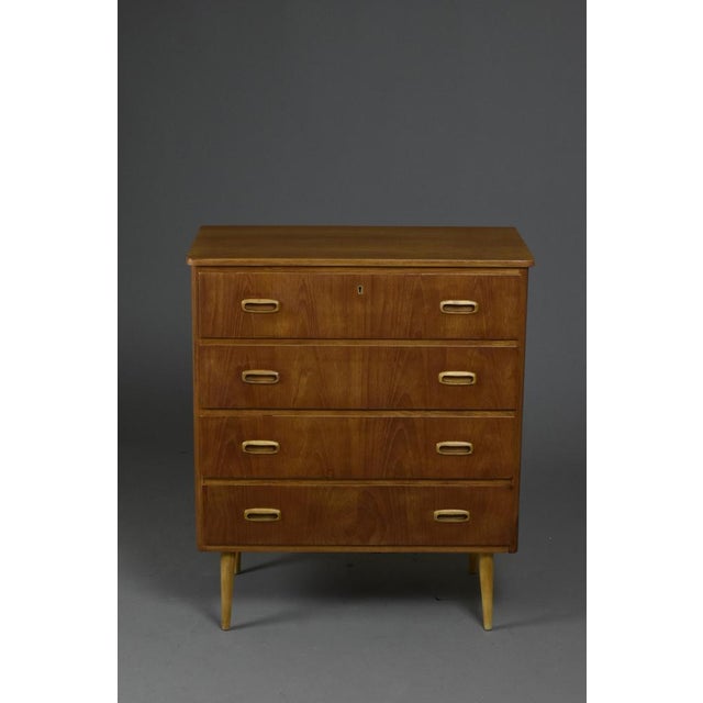 Scandinavian Teak Chest of Drawers, 1960s For Sale - Image 6 of 13