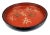 Vintage 1940s Japan Red Hand-Painted Lacquer Serving Tray For Sale - Image 13 of 13