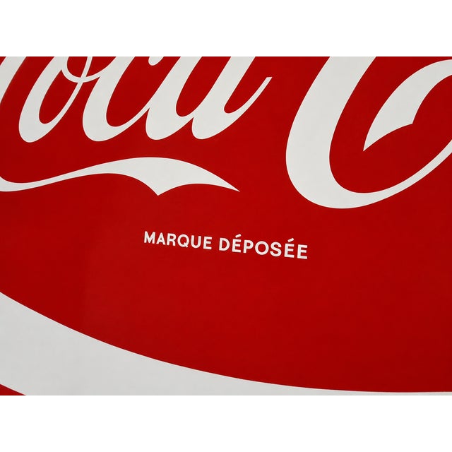 Enamel Coca Cola Sign, 1960s For Sale - Image 3 of 5