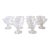 Midcentury Modern Champagne, Cocktail, or Dessert Coupes, Bubble Base, Set of 10 For Sale