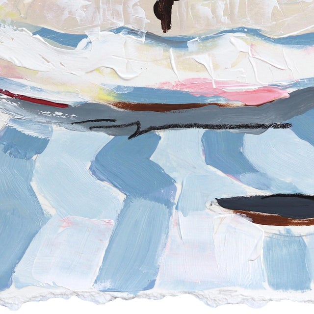 Sunday Funday - Abstract Pastel-Tone Ice Cream Still Life Painting on Paper Original Artwork by Kellie Newsome For Sale In Los Angeles - Image 6 of 8