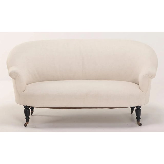 Mid 19th Century A Pair of French Napoleon III Sofas With Continuous Backs, C. 1860. For Sale - Image 5 of 9