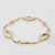 Gorgeous Kabana bracelet with white mother of pearl and 0.50 ct. good quality, white, and bright diamond rounds. Handmade...