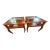 Late 20th Century Hammary Solid Cherry & Beveled Glass End Tables - A Pair For Sale
