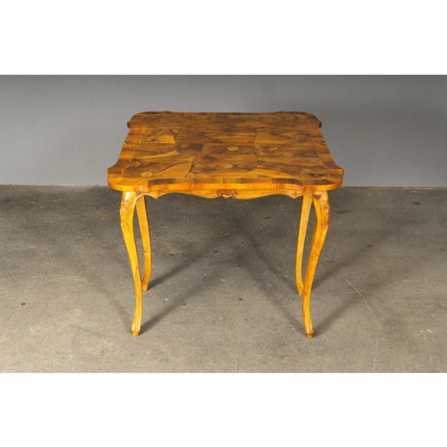 Brown Biedermeier Style Console Table For Sale - Image 8 of 17