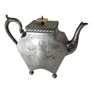 19th Century English Sheffield Silverplate Teapot by John Nodder & Sons