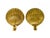 Hollywood Regency Pair of Vintage Brass Seashell Wall Hooks – Coastal / Hollywood Regency For Sale - Image 3 of 7