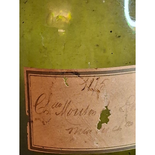 Rare Private Reserve Château Mouton Rothschild 1945 "Victory" Vintage – Unique Hand-Labeled Specimen For Sale - Image 4 of 16