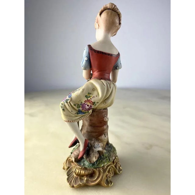 Porcelain Statuette from Capodimonte, Italy, 1970s For Sale - Image 3 of 10
