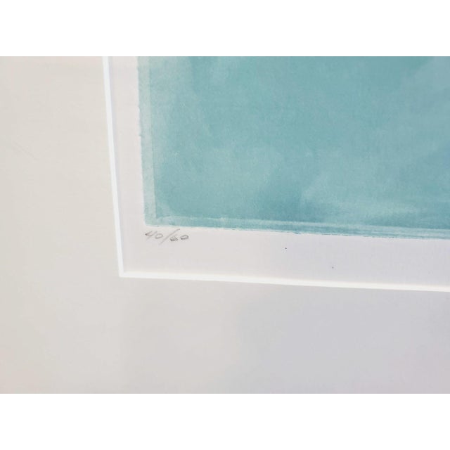 1990s 50” Large Scale Jean Richardson Signed Limited Edition Lithograph Entitled Firebrands For Sale - Image 4 of 12