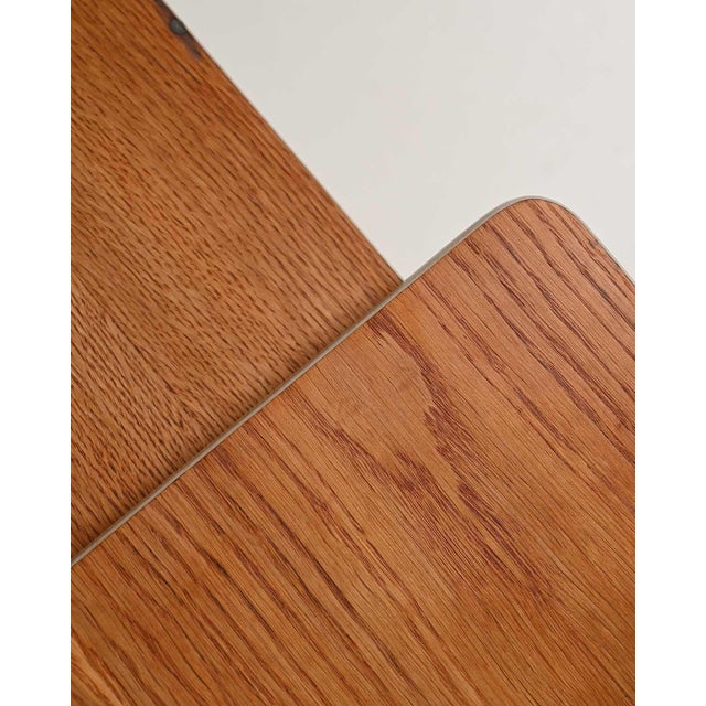 Brown Vintage Swedish Coffee Table with Pull-Out Top, 1960s For Sale - Image 8 of 10