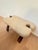 Mid 20th C. Camel Saddle Stool With Reversible Cushion and Original Bell For Sale - Image 10 of 11
