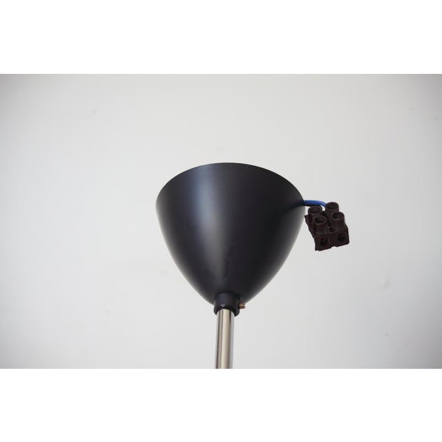 Mid-Century Opaline and Chrome Pendant by Karel Volf, 1970s For Sale - Image 6 of 14