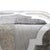 Contemporary Handmade Quatrefoil Cowhide Leather Ottoman Pouf 18x18x18 in Neutral Cube For Sale - Image 3 of 8