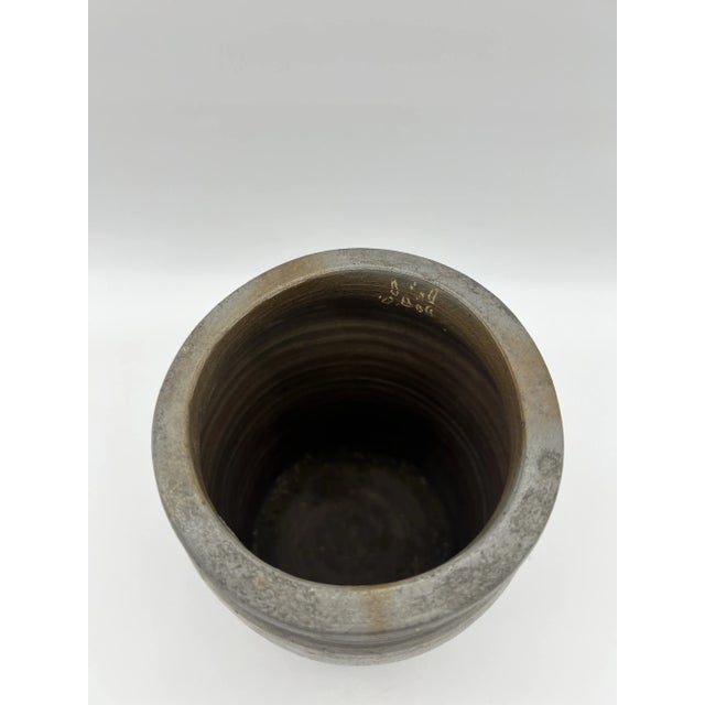 Antique Pennsylvania Folk Art Stoneware Preserve Jar, Circa 1850's For Sale - Image 6 of 12