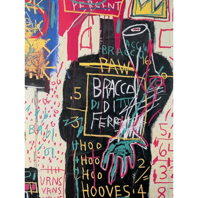 Jean Michel Basquiat (1960-1988), the Italian Version of Popey Has No Pork in His Diet, 1982, Copyright Estate of Jean Michel Basquiat Reproduction For Sale - Image 13 of 13