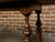 Wood Italian 1800s Walnut Baroque Style Spool Table with H-Form Cross Stretcher For Sale - Image 7 of 12