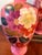 Large, Hand Painted, Pair of Bristol Glass Vases, Late 1800s For Sale - Image 4 of 8