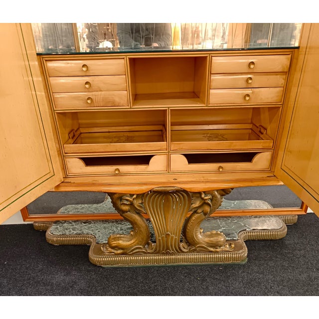 Vintage Bar Cabinet by Osvaldo Borsani, 1930 For Sale - Image 6 of 11