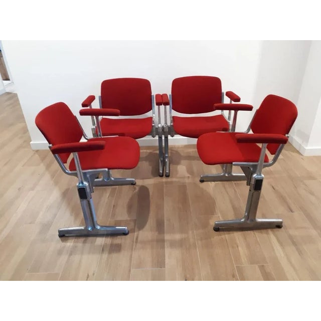 Dining Chairs by Giancarlo Piretti for Castelli, Set of 4 For Sale - Image 5 of 7