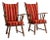 Pair of Dutch Oak Upholstered Armchairs, Antique, France, Circa 1970 For Sale