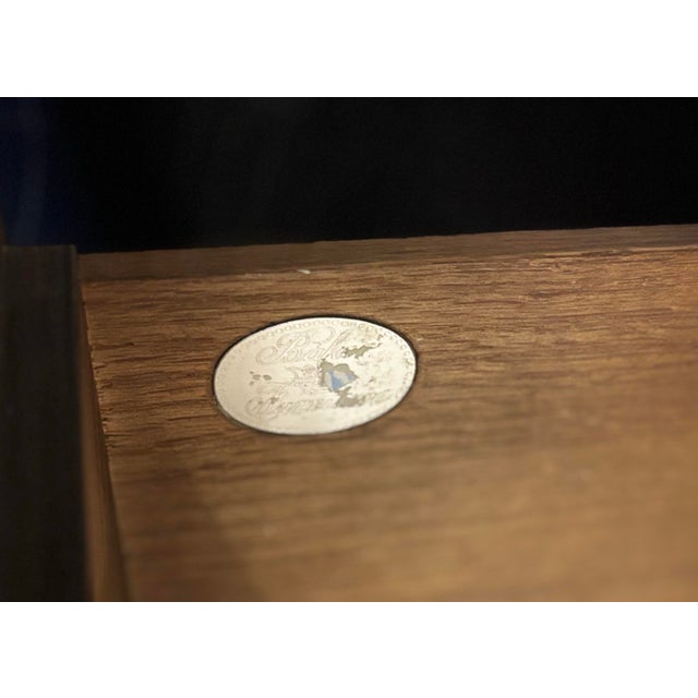 1960’s French Provincial Illuminated Secretary Desk by Baker Furniture For Sale In Chicago - Image 6 of 7
