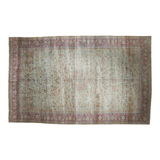 Vintage Distressed Mahal Rug - 10' X 16' For Sale