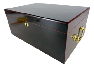 Vintage Mahogany Handcrafted Cigar Humidor