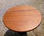 Antique Round Oak Top Pub Table or Game Table With Cast Iron Column Base For Sale - Image 9 of 17