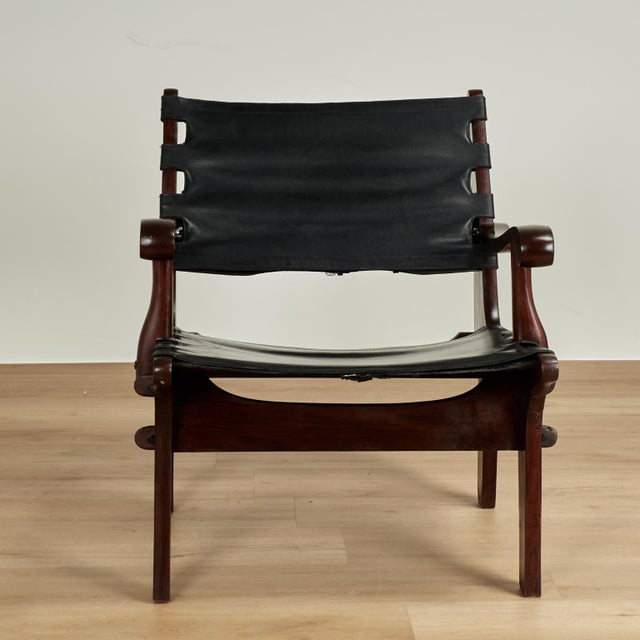1960s Set of Three Modern Rosewood Safari Chairs by Angel Pazmino For Sale - Image 5 of 18