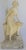 Italian Carved Alabaster Seated Lady Figural Lamp With Globe For Sale - Image 4 of 10