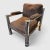 Mid-Century Modern 1970s Italian Chrome Leather Lounge Chairs For Sale - Image 3 of 7