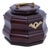 Virginia Metalcrafters Mahogany Octogonal Tea Caddy For Sale