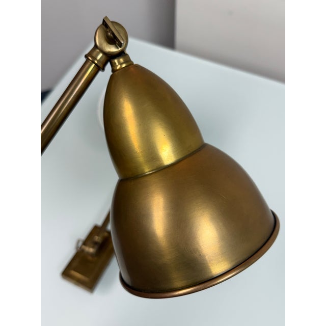 Visual Comfort Visual Comfort French Library Single Arm Wall Lamps, Pair For Sale - Image 4 of 12