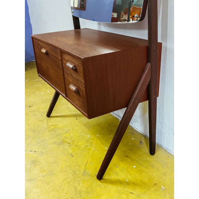 Vintage Danish Design Dressing Table, 1950s For Sale - Image 9 of 10