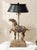 Vintage Equestrian Horse Table Lamp With Black Shade For Sale - Image 4 of 9
