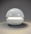 Mid-Century Modern Italian Round White Ceramic Table Lamp from Gabbianelli For Sale - Image 5 of 9