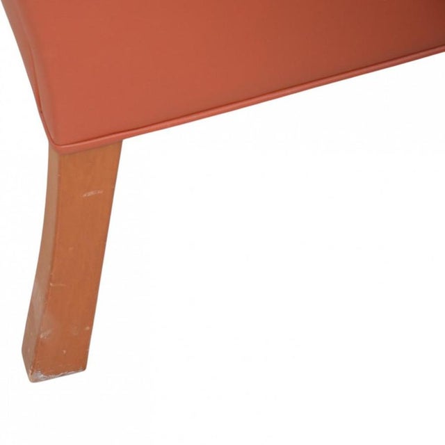 2204 Wing Chair in Cognac Leather by Børge Mogensen, 1990s For Sale - Image 11 of 18