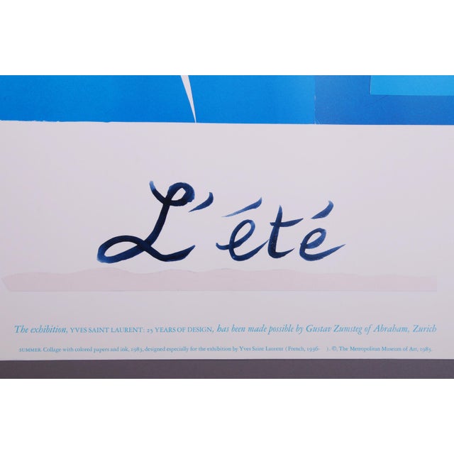 The Four Seasons Posters from Yves Saint Laurent 1983, Set of 4 For Sale - Image 10 of 14