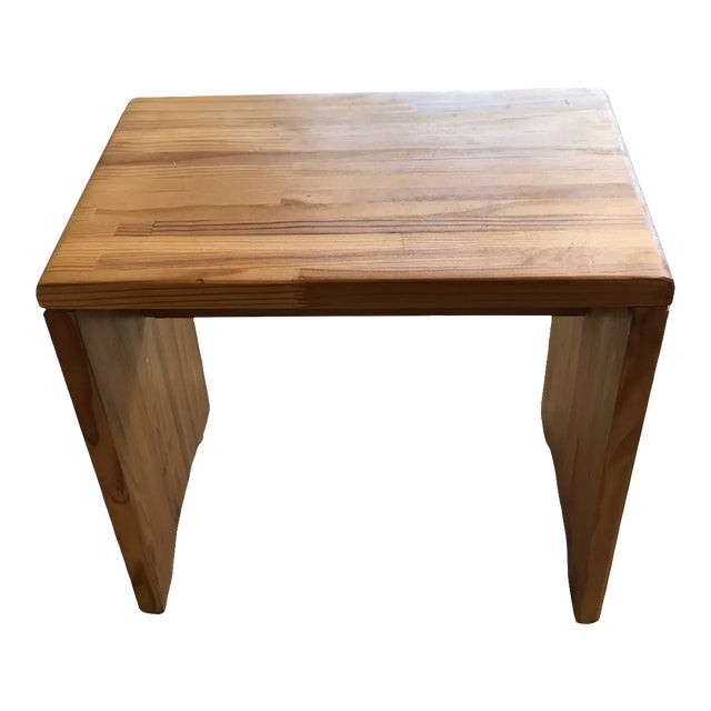 French Pine S14 Les Arcs Bench attributed to Charlotte Perriand, 1970s For Sale