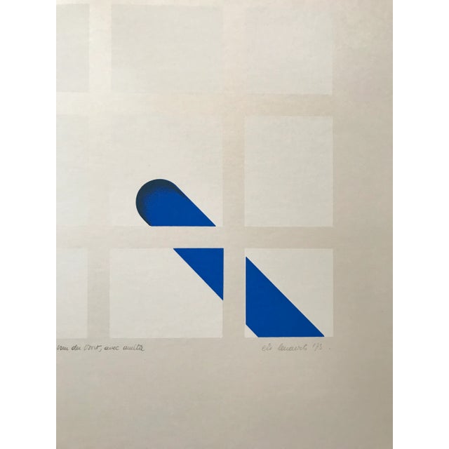 1973 Cis Lenaerts Artist's Abstract Proof Sérigraph Signed For Sale - Image 4 of 6