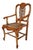 Chinese Antique 19th Century Chinese Carved Chair with Hand-Carved Pierced Splat For Sale - Image 3 of 9