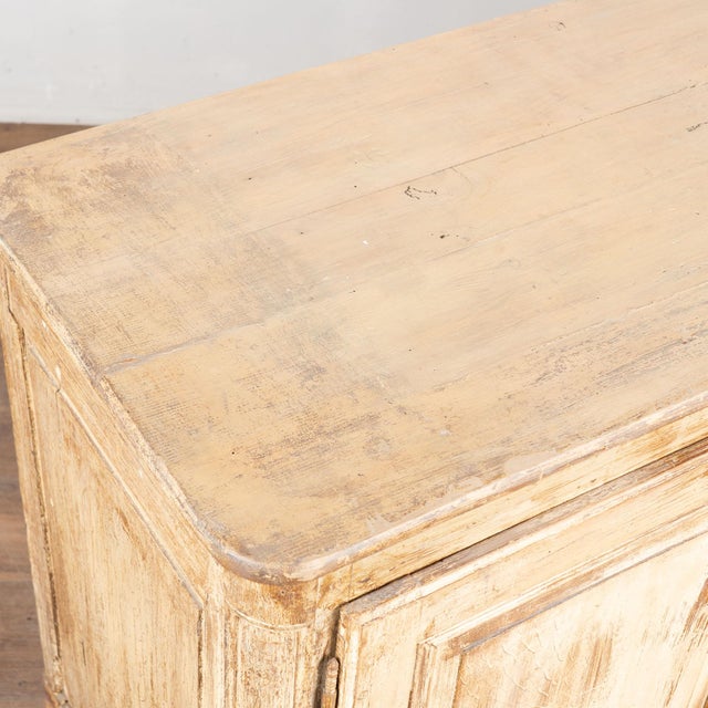 Wood 19th Century French Painted Sideboard Buffet For Sale - Image 7 of 14