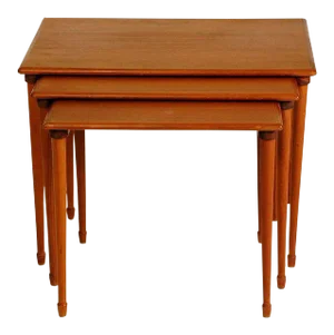 1960s Scandinavian Nesting Tables - Set of 3