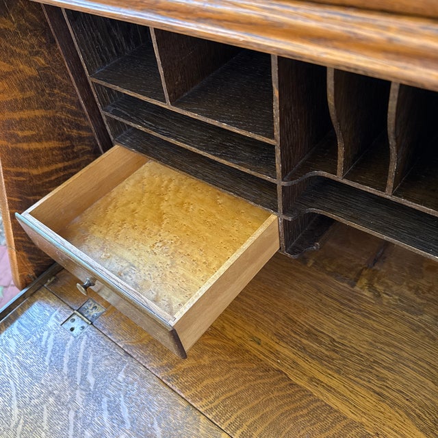 Late 19th Century Barrister Bookcases Secretary Desk For Sale - Image 10 of 12